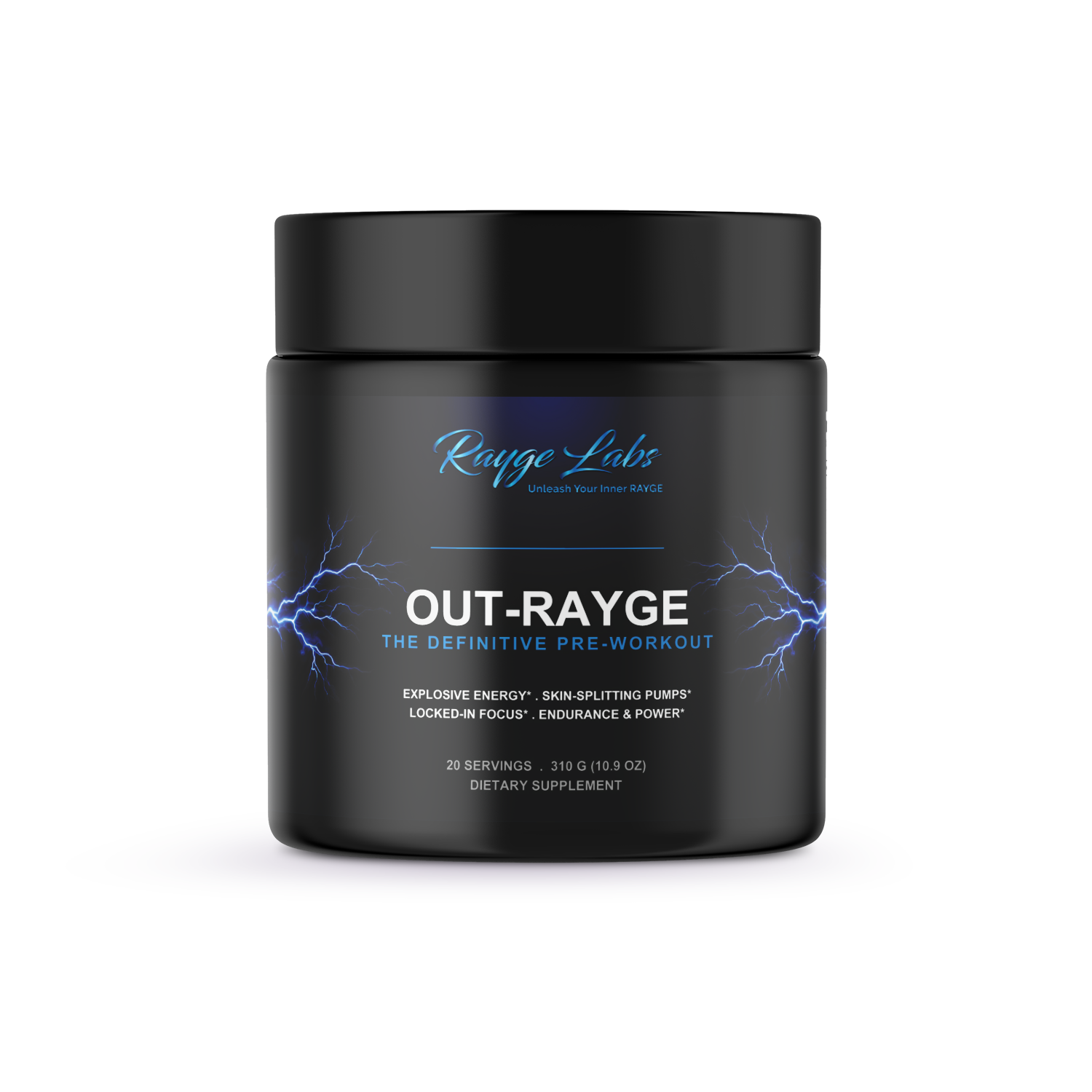 OUT-RAYGE the definitive pre-workout tub