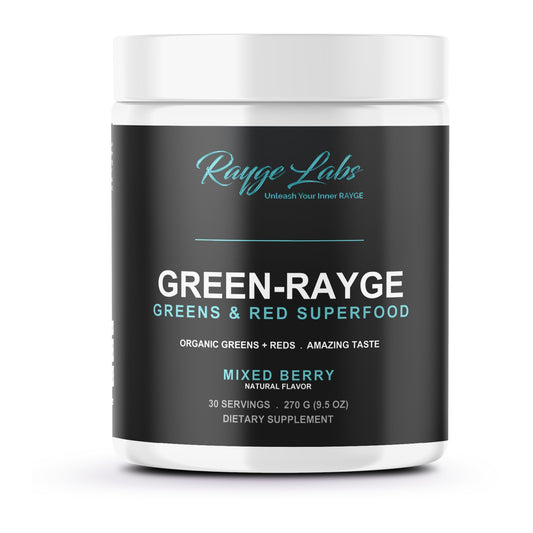 GREEN-RAYGE front label