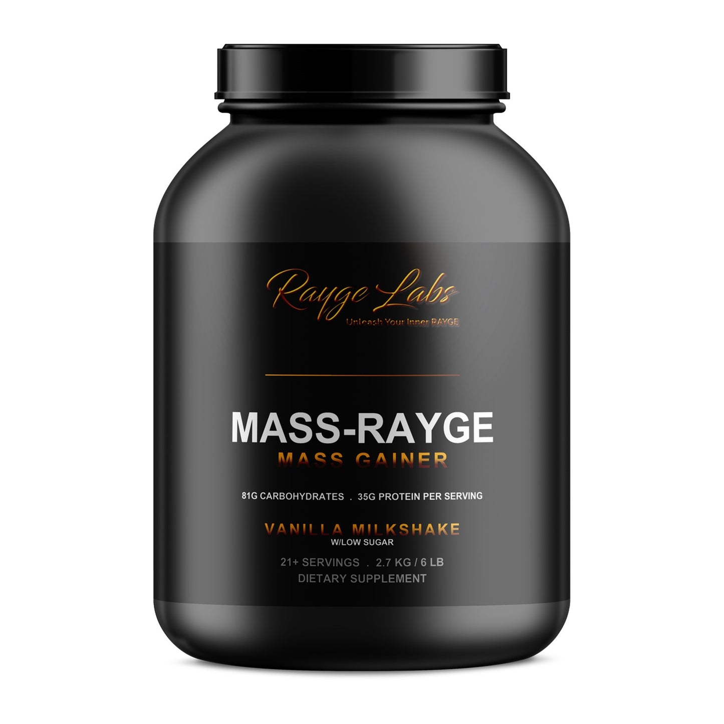 MASS-RAYGE Vanilla front label