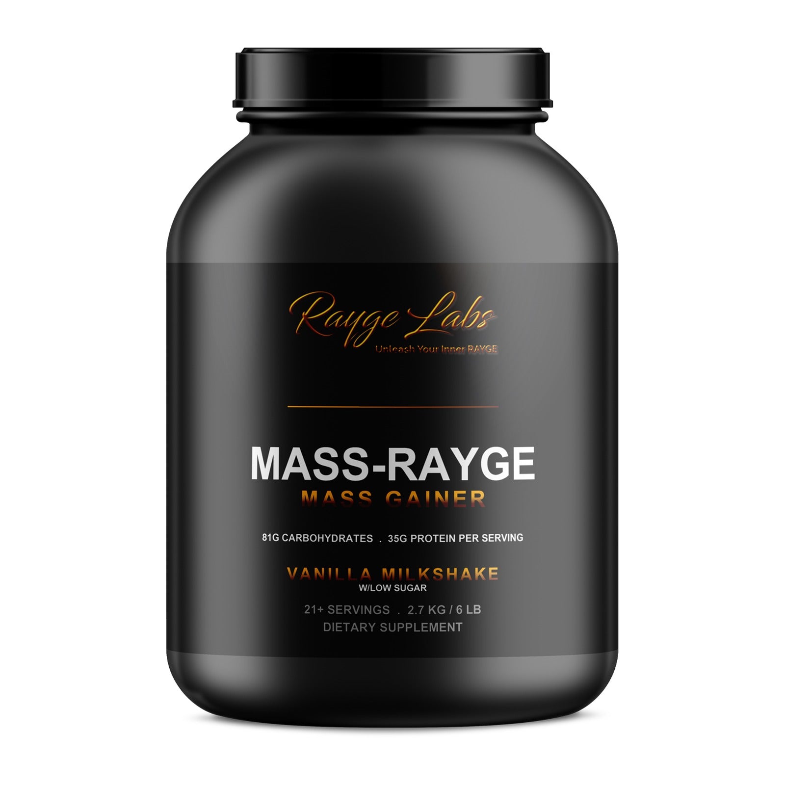 MASS-RAYGE Vanilla front label