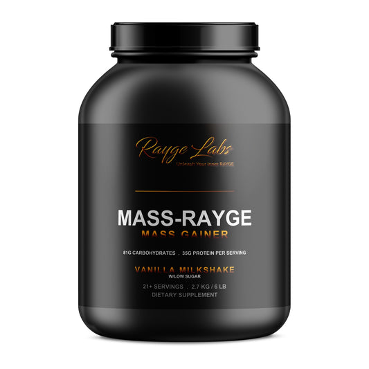 MASS-RAYGE Vanilla front label