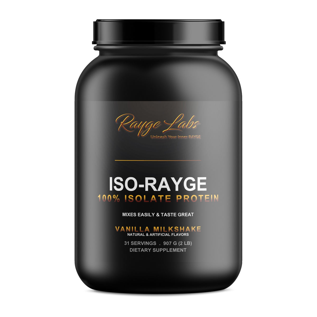 ISO-RAYGE Vanilla front label