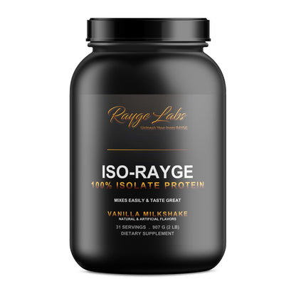 ISO-RAYGE Vanilla front label