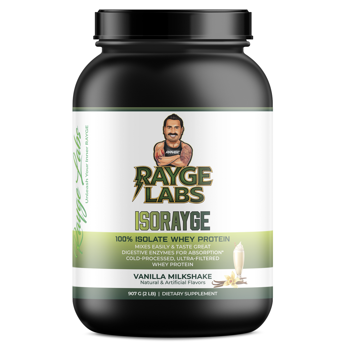 ISO-RAYGE whey protein isolate vanilla