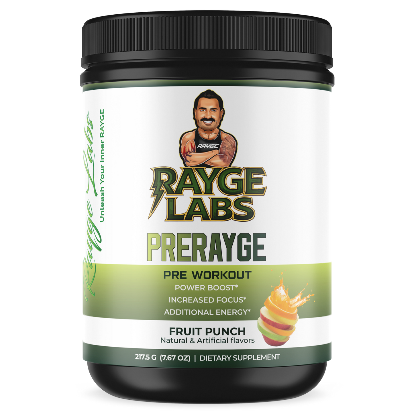 PRE-RAYGE pre-workout powder