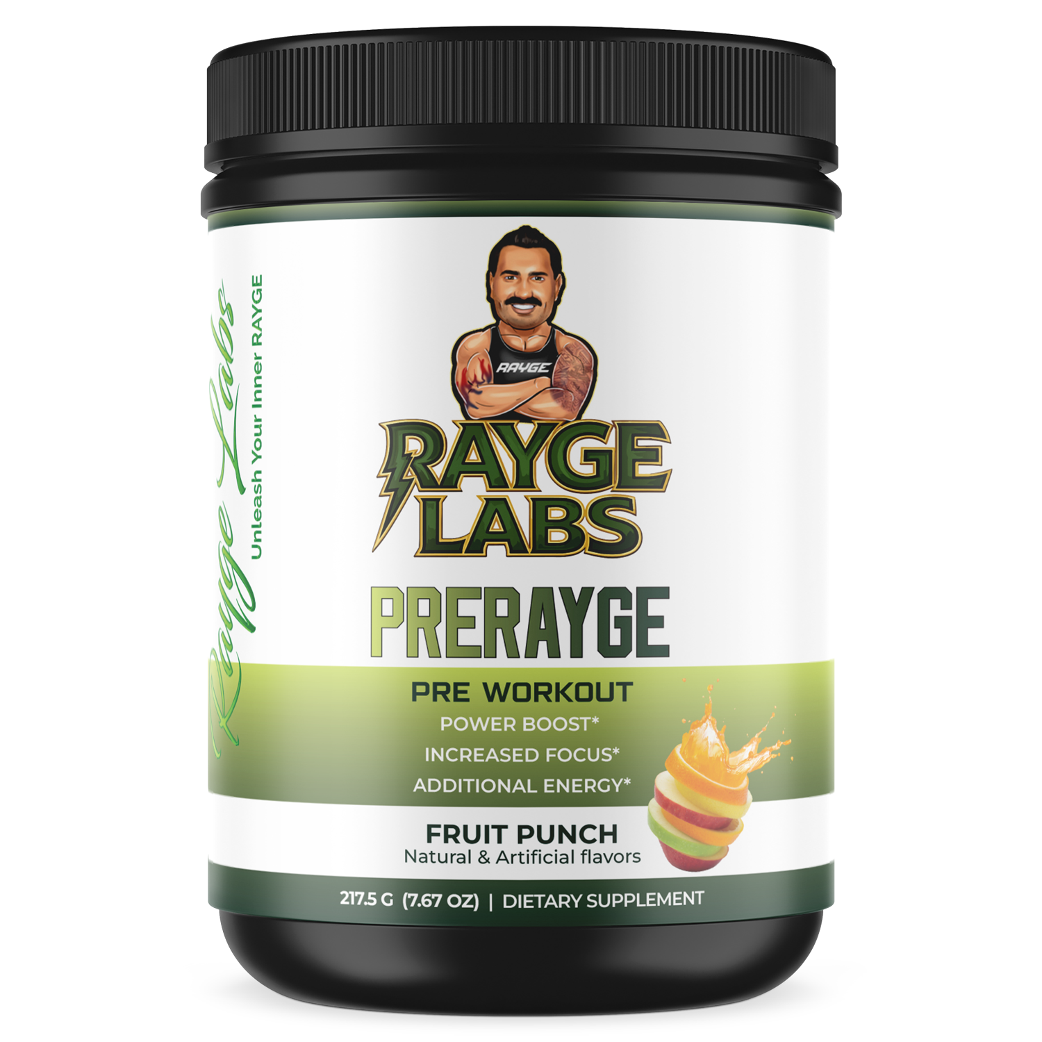 PRE-RAYGE pre-workout powder
