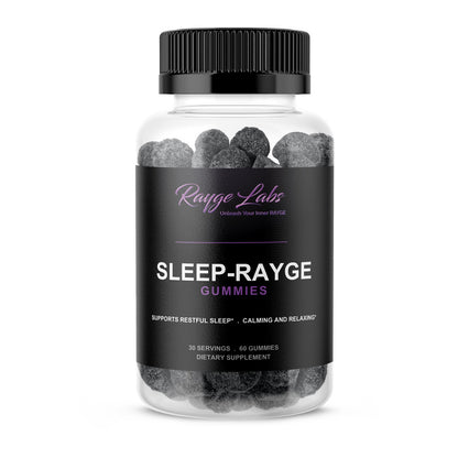 SLEEP-RAYGE front label