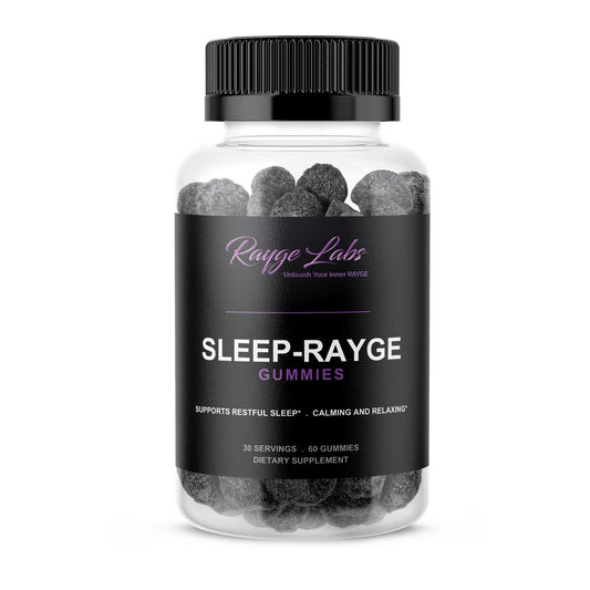SLEEP-RAYGE front label